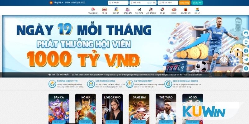 Đăng nhập Kuwin qua hình thức nào?