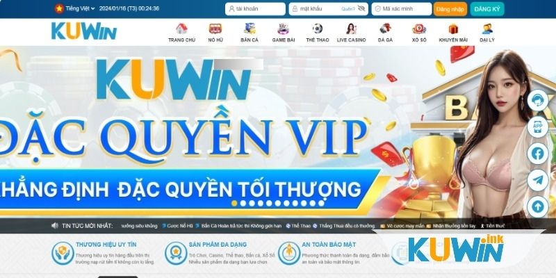 Quyền lợi của người chơi khi đăng nhập Kuwin